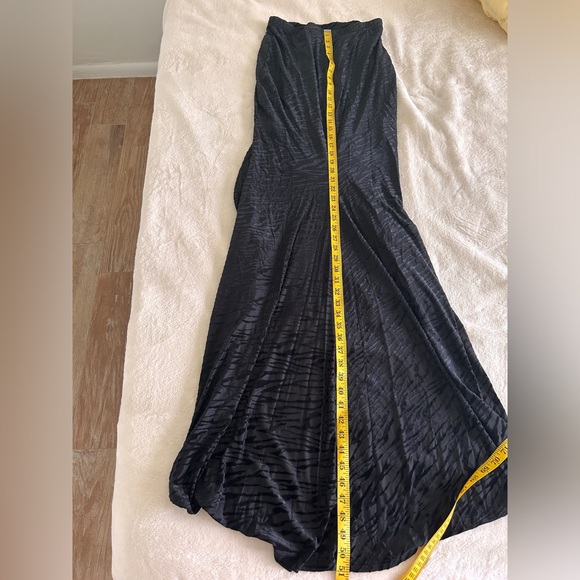 NWT NA-KD Burnt Out Velvet Maxi Skirt - Picture 4 of 10